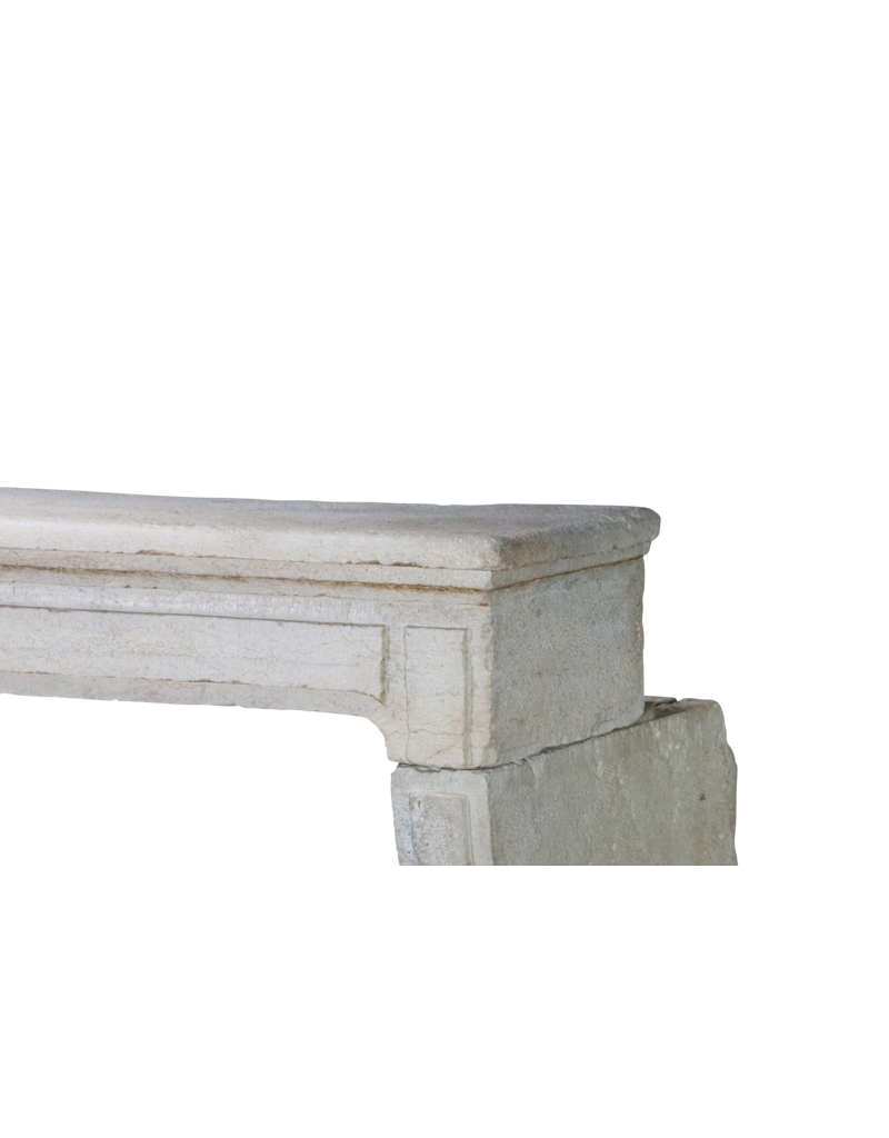 French Limestone Fireplace Surround In Limestone For Contemporary Living