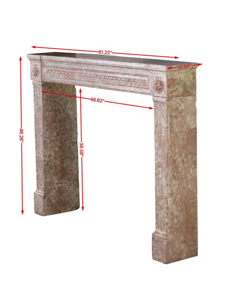 Maison Leon Van den Bogaert French 18Th Century Period Castle Fireplace Surround