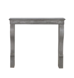 Original French Louis Philippe Period Grey Fireplace Surround