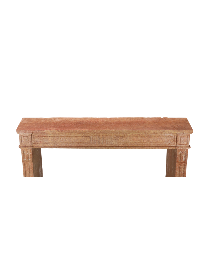 Maison Leon Van den Bogaert Chic Antique Stone Fireplace Surround