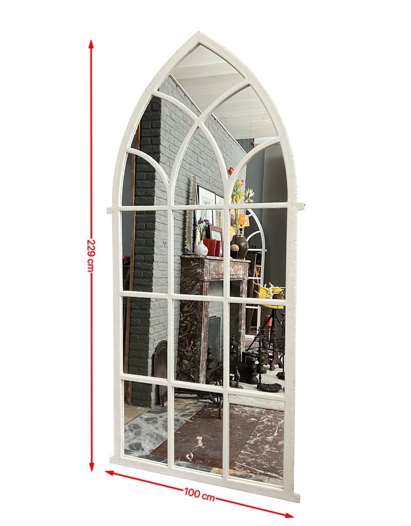 Gothic Cast-Iron Windows Element For Authentic Design