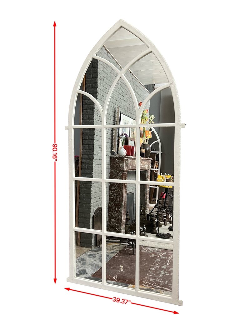 Maison Leon Van den Bogaert Gothic Cast-Iron Windows Element For Authentic Design