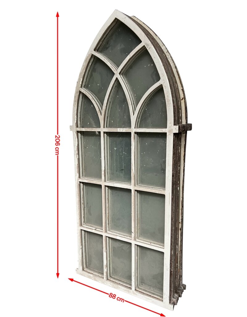 Gotische Gusseisenfenster Für Authentisches Design