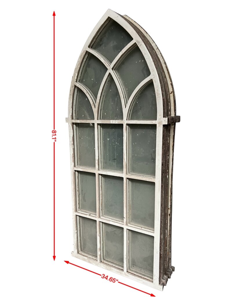 Gotische Gusseisenfenster Für Authentisches Design