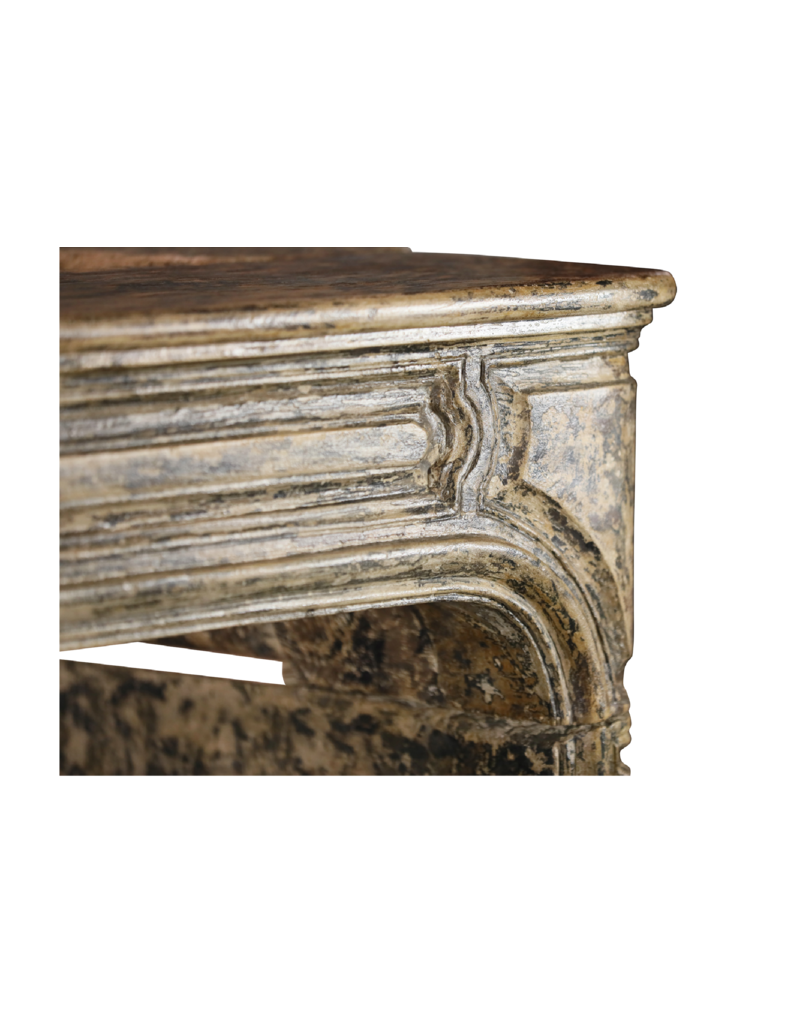Maison Leon Van den Bogaert 18Th Century Period Fireplace Surround In Limestone