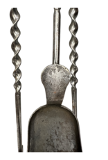 Maison Leon Van den Bogaert Ensemble D'outils De Cheminée En Fer Forgé Torsadé Unique