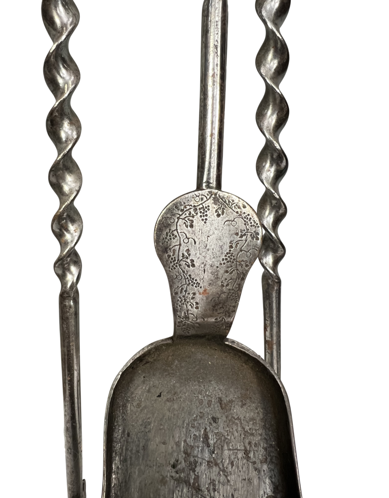 Maison Leon Van den Bogaert Ensemble D'outils De Cheminée En Fer Forgé Torsadé Unique