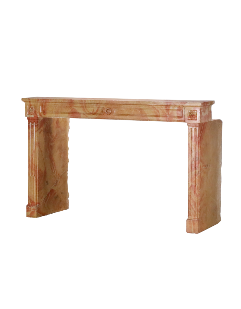 Maison Leon Van den Bogaert 190 cm Breite Kaminumrandung aus französischem Marmorstein