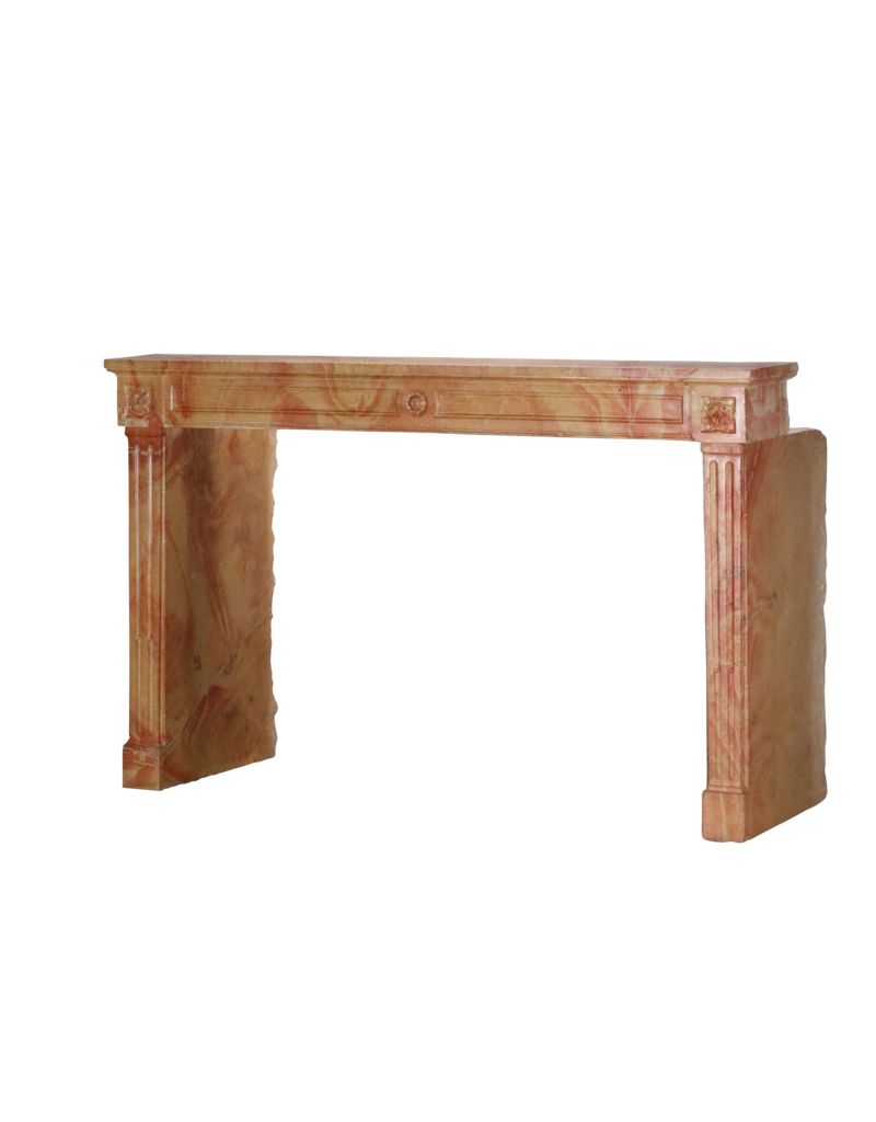 Maison Leon Van den Bogaert 190 cm Breite Kaminumrandung aus französischem Marmorstein