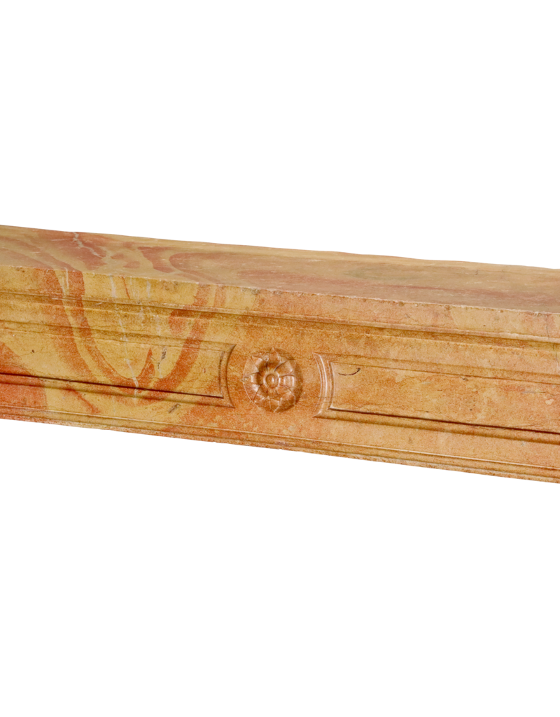 Maison Leon Van den Bogaert 190 cm Breite Kaminumrandung aus französischem Marmorstein