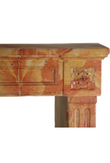 Maison Leon Van den Bogaert 190 cm Breite Kaminumrandung aus französischem Marmorstein