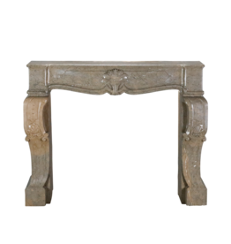 Ardèche Marble Fireplace Surround With Palm Tree