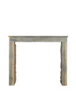 Out Of Line Stone Fireplace Mantle