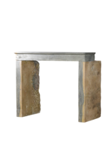Out Of Line Stone Fireplace Mantle