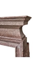 Italian Artempo Red Stone Fireplace