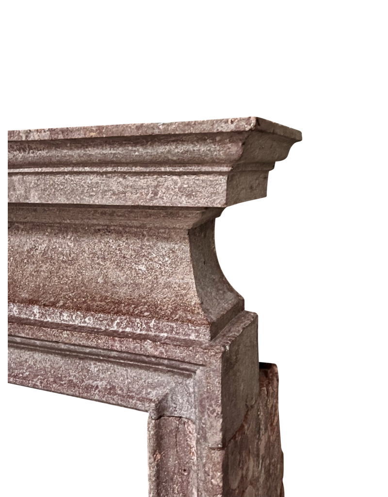 Italian Artempo Red Stone Fireplace