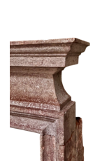 Italienischer Artempo-Kamin aus rotem Stein