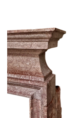 Maison Leon Van den Bogaert Italian Artempo Red Stone Fireplace