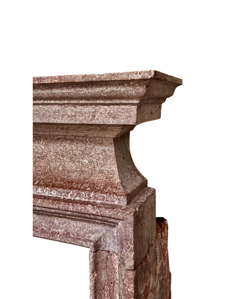 Italian Artempo Red Stone Fireplace