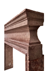 Italienischer Artempo-Kamin aus rotem Stein
