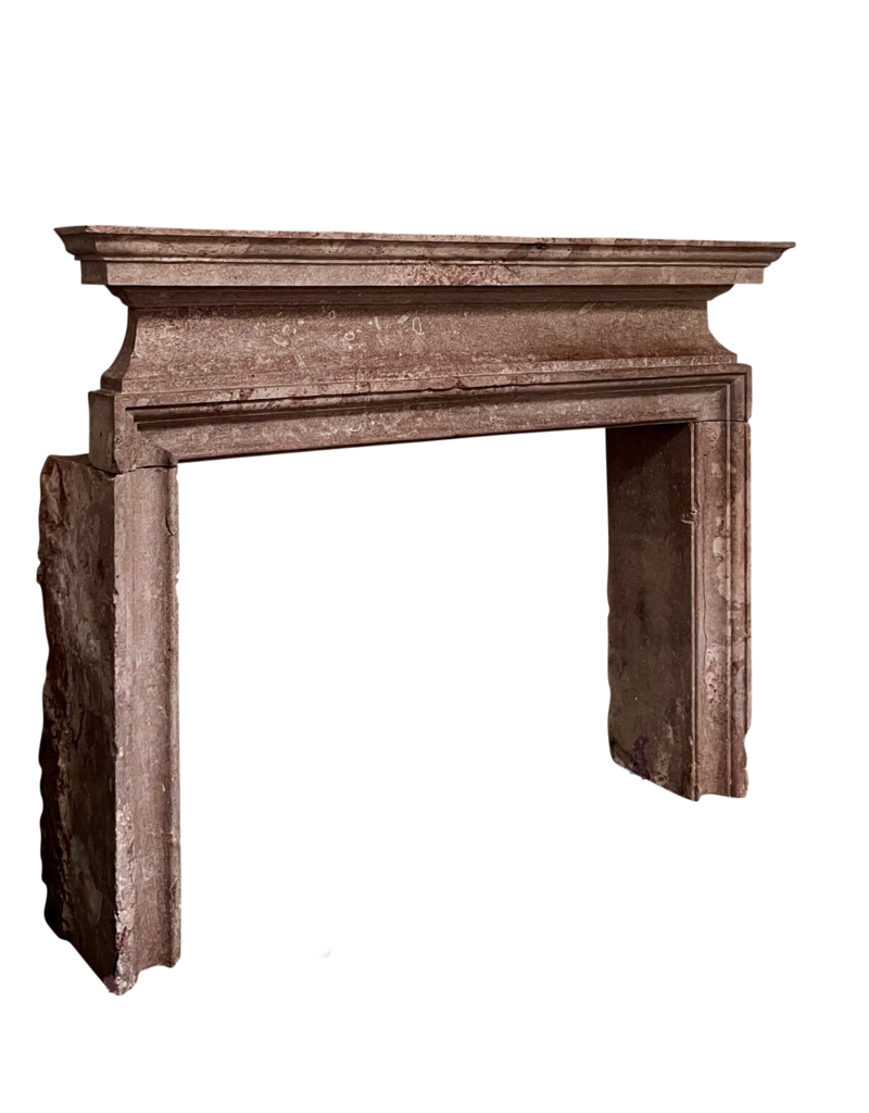 Maison Leon Van den Bogaert Italian Artempo Red Stone Fireplace