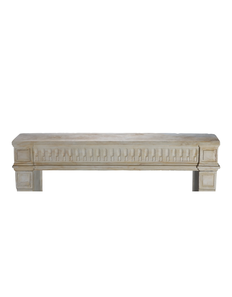 Maison Leon Van den Bogaert Classic Chic French Limestone Fireplace
