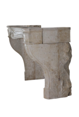 Maison Leon Van den Bogaert Classic French Light Limestone Fireplace