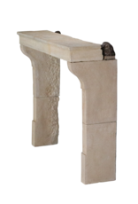 Maison Leon Van den Bogaert French Light Stone Fireplace