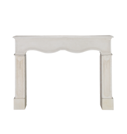 Maison Leon Van den Bogaert Timeless White French Limestone Fireplace Surround
