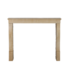 Maison Leon Van den Bogaert 19th Century French Small Fireplace Surround In Beige Stone