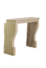Maison Leon Van den Bogaert 19E-Eeuwse Franse Kleine Open Haard In Beige Kalksteen