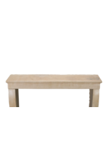 Maison Leon Van den Bogaert 19th Century French Small Fireplace Surround In Beige Limestone