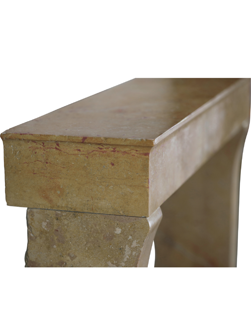 Maison Leon Van den Bogaert Kamin aus Beige Stein