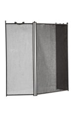 Maison Leon Van den Bogaert Fireplace Screen With Black Patina