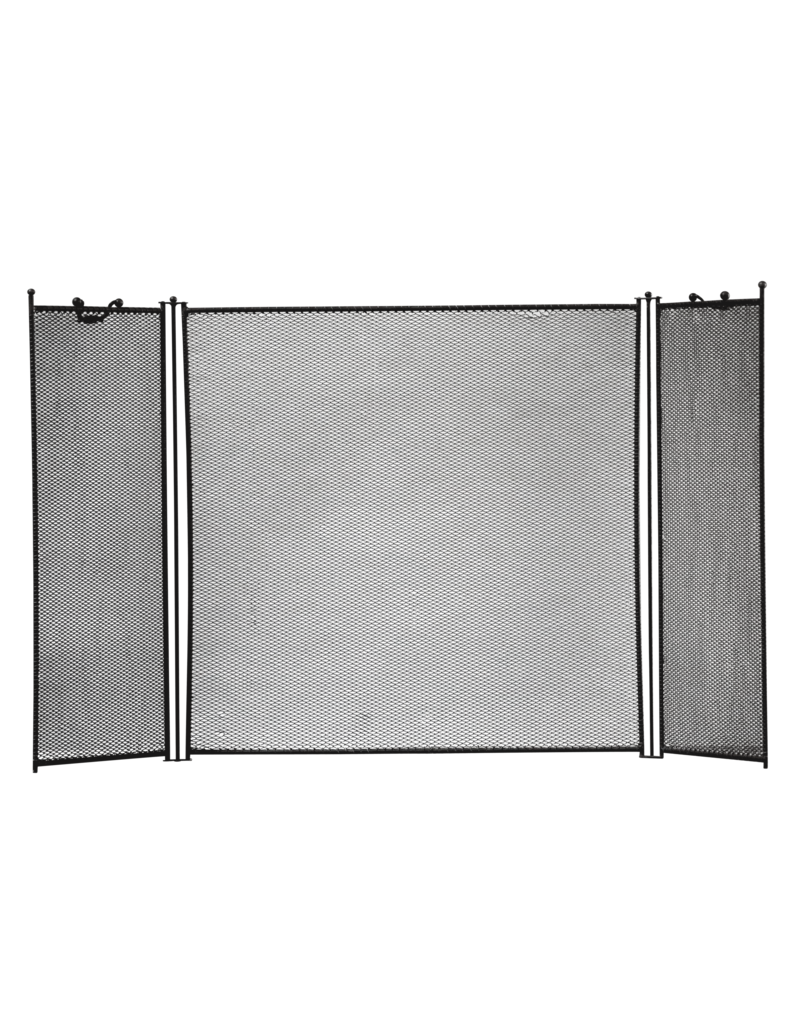 Maison Leon Van den Bogaert Fireplace Screen With Black Patina