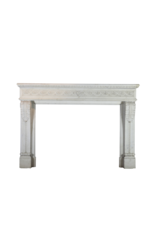 Maison Leon Van den Bogaert Gran Palacio Blanca Estatuas De Mármol De Epoca Chimenea