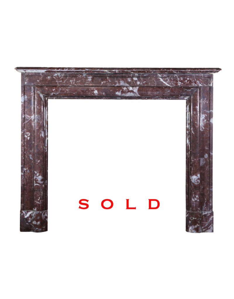 Maison Leon Van den Bogaert Belga Mármol Marrón De La Vendimia Chimenea