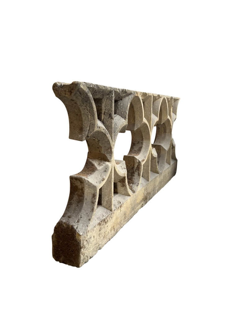 French Gothic Building Element In Stone