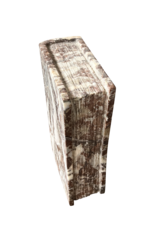 Maison Leon Van den Bogaert Book Carved In Belgian Rochefort Brown Marble