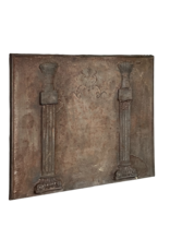 Maison Leon Van den Bogaert Plaque De Cheminée Rectangulaire En Fonte