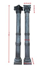 Maison Leon Van den Bogaert Paire De Colonnes Néo-Renaissance En Bois