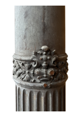 Maison Leon Van den Bogaert Pair Neo-Renaissance Colums In Wood