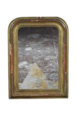 Antique Rectangular Gilded Mirror