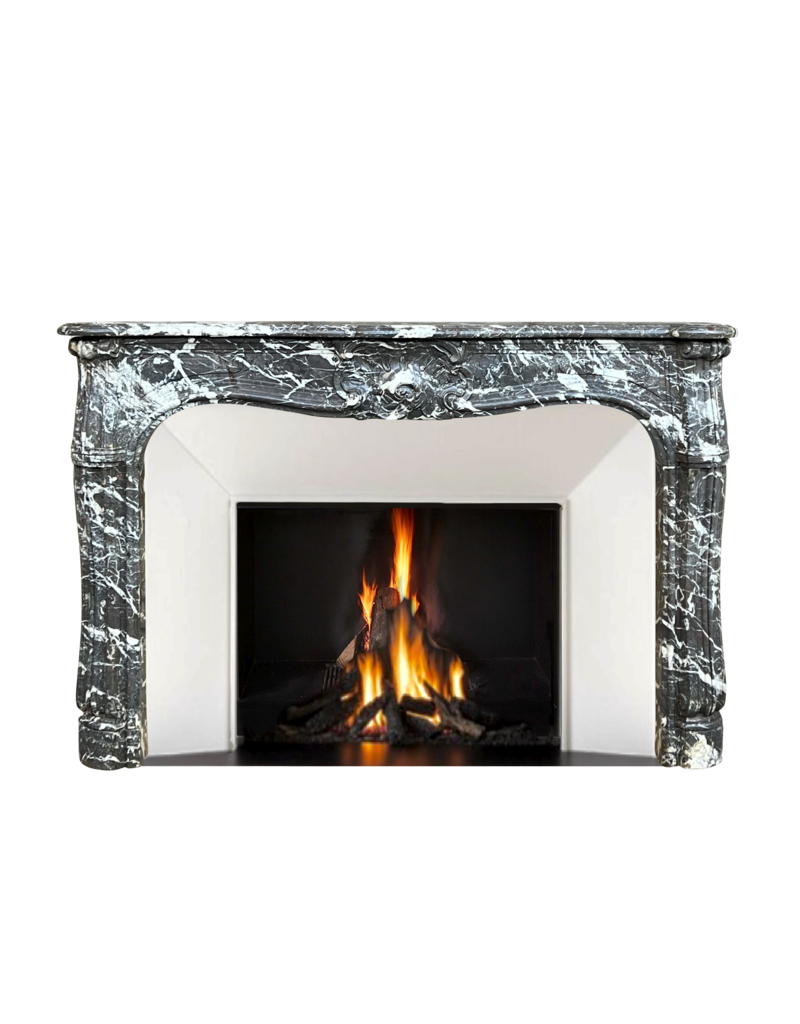 Maison Leon Van den Bogaert 18th Century Chic French Antique Fireplace Mantel