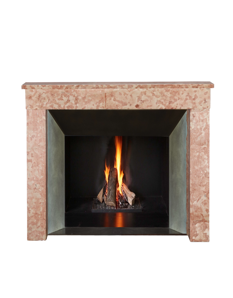 Maison Leon Van den Bogaert Bourgondische Roze Stenen Open Haard