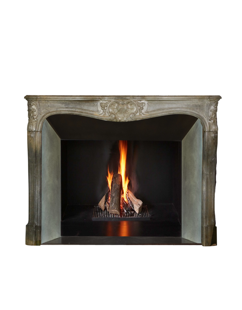 Maison Leon Van den Bogaert Authentic French 18th Century Period Decorative Fireplace