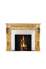 Maison Leon Van den Bogaert Jaune De Sienne Marmorkaminumrandung mit Bijouterie