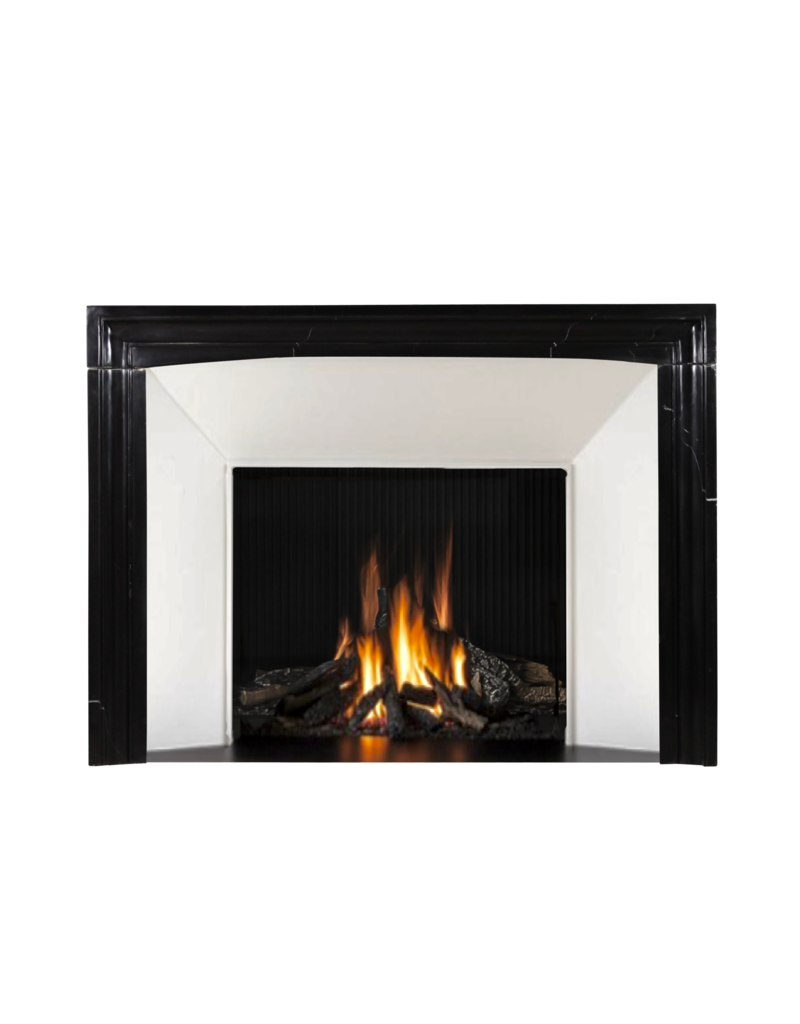 Maison Leon Van den Bogaert Belgian Black Marble Fireplace