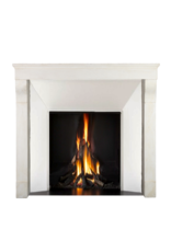 Vintage Chic French Country Style Limestone Fireplace Surround