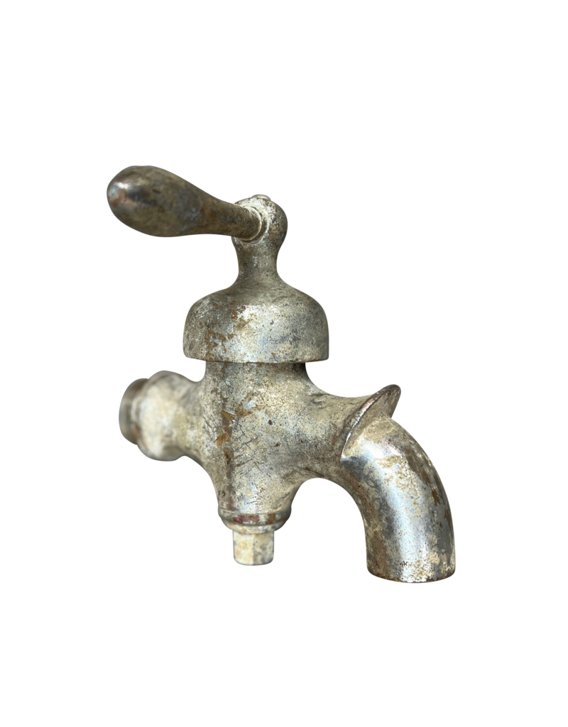 Maison Leon Van den Bogaert Vintage-Wasserhahn aus massivem Stahl
